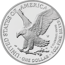 1 Unze Silber American Eagle 2024 PP (Polierte Platte)
