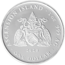 1 Unze Silber Ascension Island 2025