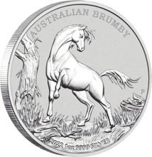 1 Unze Silber Australian Brumby 2022 (Auflage: 25.000)