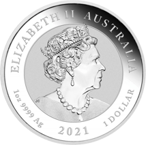 1 Unze Silber Australian Quokka 2021 (Auflage: 30.000)
