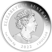 1 Unze Silber Australian Quokka 2022 (Auflage: 30.000)