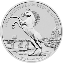 1 Unze Silber Australian Stock Horse 2013
