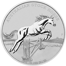 1 Unze Silber Australian Stock Horse 2015