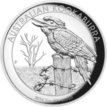 1 Unze Silber Australien Kookaburra 2016 PP High Relief