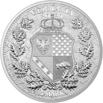 1 Unze Silber Austria und Germania 2021 (Auflage: 25.000)