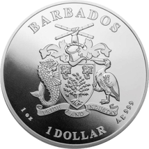 1 Unze Silber Barbados Pelikan 2021 (Auflage: 10.000 Stücke)