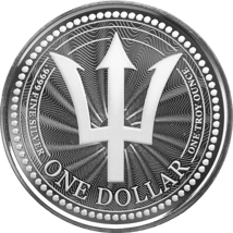 1 Unze Silber Barbados Dreizack 2023 (Auflage: 50.000)