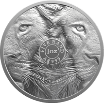 1 Unze Silber Big Five III Löwe 2025 (Auflage: 15.000 | 2. Motiv | im Blister)