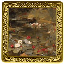 1 Unze Silber Bilderrahmen Gemälde Ophelia (Auflage: 100 | teilvergoldet)