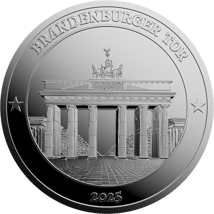 1 Unze Silber Brandenburger Tor (Auflage: 5.000 | Polierte Platte)