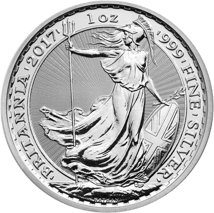 1 Unze Silber Britannia 2017