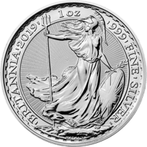 1 Unze Silber Britannia 2019