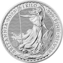 1 kg Silber Britannia 2023