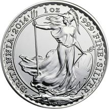 1 Unze Silber Britannia Privymark Pferd 2014