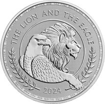 1 Unze Silber British Lion and American Eagle 2024