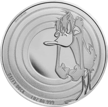 1 Unze Silber Daffy Duck 2022 (Auflage: 15.000)