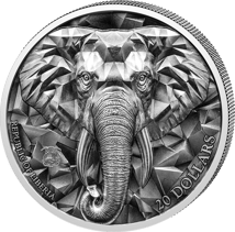 1 Unze Silber Elefant 2026 (Auflage: 1.000 | Prisma | Polierte Platte)