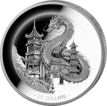 1 Unze Silber Chinesischer Drache 2026 (Auflage: 1.000 | Polierte Platte)