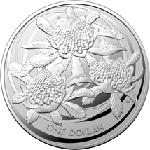 1 Unze Silber Wildflowers of Australia Waratah 2022 (Auflage:50.000)