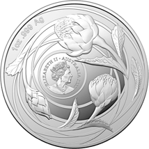 1 Unze Silber Wildflowers of Australia Waratah 2022 (Auflage:50.000)
