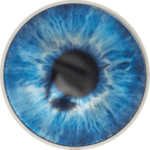 1 Unze Silber colorEYEzed - Ocean Blue 2022 (Auflage: 1.500 | coloriert)