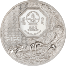 1 Unze Silber Mongolischer Falke 2023 PP (Auflage: 2.500 | High Relief | Polierte Platte)