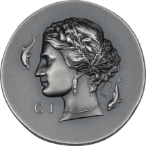 1 Unze Silber Cook Islands Arethusa 2023 AF (Auflage: 1.500 | Antik Finish)