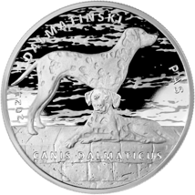 1 Unze Silber Dalmatiner 2021 (Auflage: 15.000)