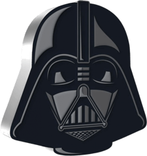 1 Unze Silber Darth Vader Helm 2021 PP (Auflage: 10.000 | coloriert | High Relief | Polierte Platte)
