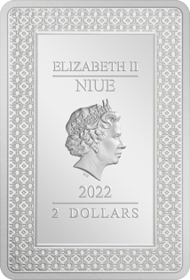 1 Unze Silber Der Eremit 2022 Tarotkarte (Auflage: 2.000 | coloriert | Polierte Platte)