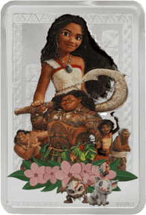 1 Unze Silber Disney Vaiana 2025 (Auflage: 2.000 | Polierte Platte)