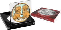 1 Unze Silber Double Pixiu 2020 (Auflage: 100 | Space Blue | gildet)