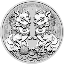 1 Unze Silber Double Pixiu 2020 (Auflage: 50.000)
