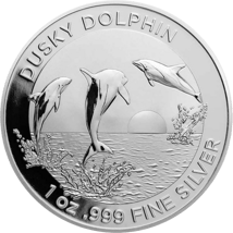 1 Unze Silber Dusky Delfin 2022 RAM (Auflage: 25.000)