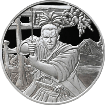 1 Unze Silber Antike Krieger - Samurai 2022 (Auflage: 10.000)