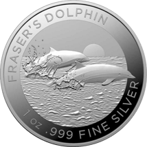 1 Unze Silber Fraser Delfin 2021 (Auflage: 25.000)