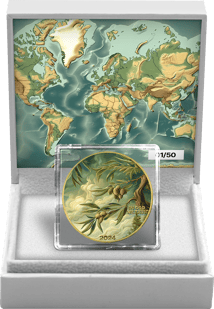 1 Unze Silber Friedenstaube 2024 (Auflage: 50 | teilvergoldet)