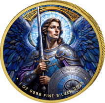 1 Unze Silber Erzengel Gabriel 2025 (Auflage: 100 | vergoldet)