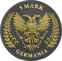 1 Unze Germania WMF Edition 2024 (Auflage: 500 | vergoldet | Ruthenium)