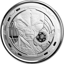 1 Unze Silber Ghana Alien 2022 (Auflage: 25.000)
