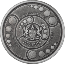 1 Unze Silber Ghana Alien 2023 (Antik Finish | Auflage: 5.000)
