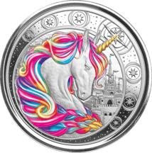 1 Unze Silber Ghana Unicorn 2023 (Auflage: 2.000 | coloriert)