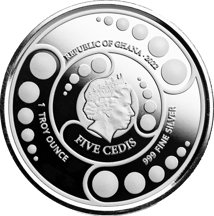 1 Unze Silber Ghana Alien 2022 (Auflage: 1.500 | coloriert)