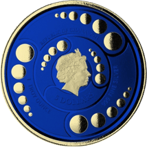 1 Unze Silber Ghana Alien (Auflage: 100 | Metallic Blue)