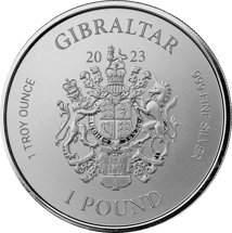 1 Unze Silber Gibraltar Kriegselefant 2023 (Auflage: 15.000)