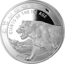 1 Unze Silber Giganten der Eiszeit Höhlenlöwe 2022 (Auflage: 15.000)