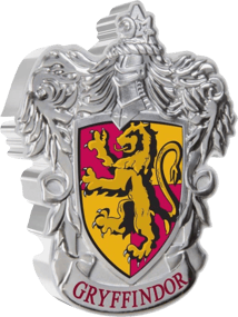 1 Unze Silber Gryffindor Wappen 2021 PP (Auflage: 5.000 | coloriert | PP)