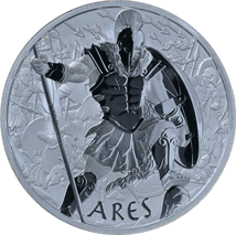 5 Unze Silber Götter des Olymp Ares 2023 (Auflage: 50 | Antik Finish)