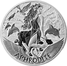 1 Unze Silber Götter des Olymp Aphrodite 2022 (Auflage: 13.500)