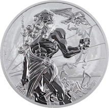 1 Unze Silber Götter des Olymp Zeus 2020 (Auflage: 13.500)